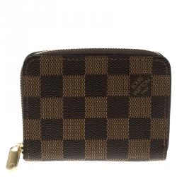 Louis Vuitton Zippy coin purse Damier Ebene Canvas 