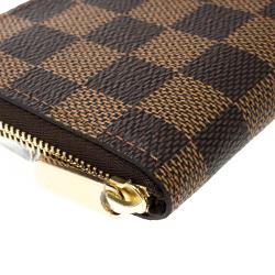 مملوكة مسبقًا محفظة عملات معدنية لوي فيتون سحاب كانفاس دامييه أيبين