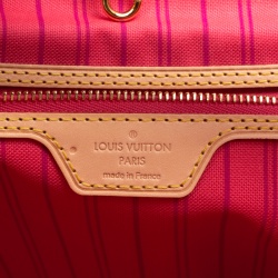 Pre Owned Louis Vuitton Damier Azur Canvas Delightful MM Bag