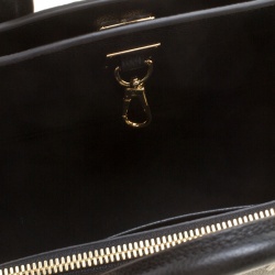 Pre Owned Louis Vuitton Black Leather City Steamer PM Bag