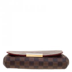 Pre Owned Louis Vuitton Damier Ebene Canvas Favorite PM Bag