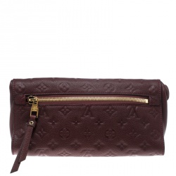 مملوكة مسبقًا Louis Vuitton Aurore Monogram Empreinte Leather Petillante Clutch