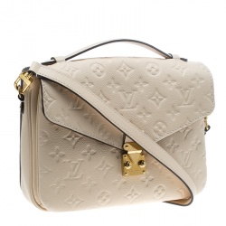 Pre Owned Louis Vuitton Dune Monogram Empreinte Pochette Metis Bag