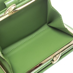 مملوكة مسبقًا Louis Vuitton Vert Tonic Monogram Vernis Port Feuille Vienoise French Purse Wallet