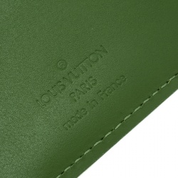 مملوكة مسبقًا Louis Vuitton Vert Tonic Monogram Vernis Port Feuille Vienoise French Purse Wallet