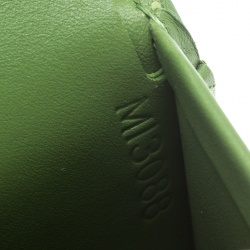 مملوكة مسبقًا Louis Vuitton Vert Tonic Monogram Vernis Port Feuille Vienoise French Purse Wallet