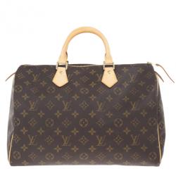 Pre Owned Louis Vuitton Monogram Speedy 35
