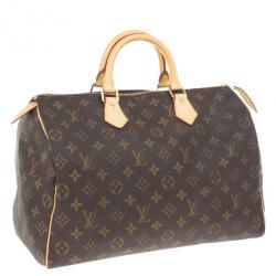 Pre Owned Louis Vuitton Monogram Speedy 35