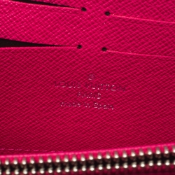 مملوكة مسبقًا محفظة لوي فيتون زيبي جلد إيبي وردية