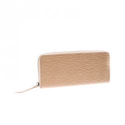 Louis Vuitton Jaune Pale Epi leather Zippy Wallet