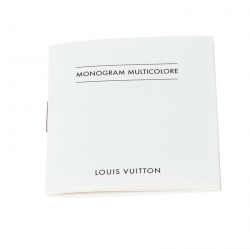 Pre Owned Louis Vuitton White Multicolor Monogram Limited Edition Canvas and Alligator Marilyn Bag     