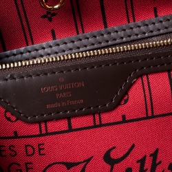 Louis Vuitton Damier Ebene Canvas Neverfull PM Bag