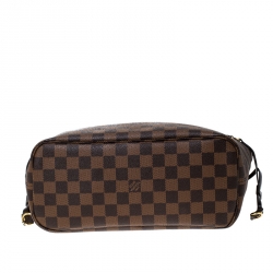 Louis Vuitton Damier Ebene Canvas Neverfull PM Bag