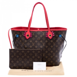 Louis Vuitton Flamingo Monogram Canvas Neverfull Totem NM MM Bag