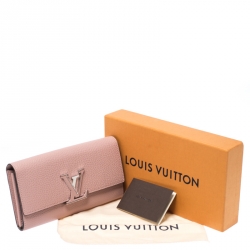 Louis Vuitton Magnolia Taurillon Leather Capucines Wallet