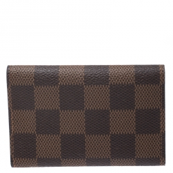Pre Owned Louis Vuitton Damier Ebene Canvas 6 Keys Holder