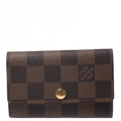 Pre Owned Louis Vuitton Damier Ebene Canvas 6 Keys Holder