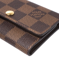 Pre Owned Louis Vuitton Damier Ebene Canvas 6 Keys Holder