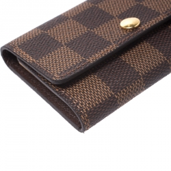 Pre Owned Louis Vuitton Damier Ebene Canvas 6 Keys Holder