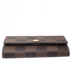 Pre Owned Louis Vuitton Damier Ebene Canvas 6 Keys Holder