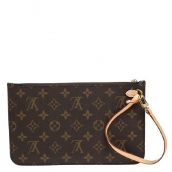 Louis Vuitton Monogram Canvas Neverfull Pochette NM Clutch