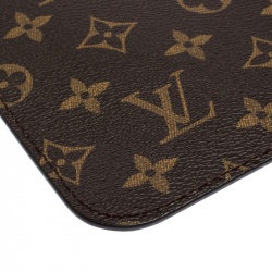 Louis Vuitton Monogram Canvas Neverfull Pochette NM Clutch