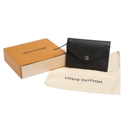 مملوكة مسبقًا Louis Vuitton Black Epi Leather Victorine Wallet