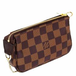 Pre Owned Louis Vuitton Damier Ebene Canvas Mini Pochette Accessoires Bag