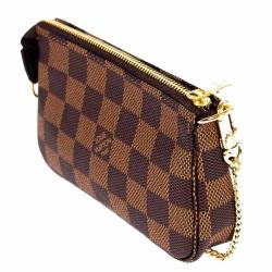 Pre Owned Louis Vuitton Damier Ebene Canvas Mini Pochette Accessoires Bag