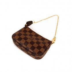 Pre Owned Louis Vuitton Damier Ebene Canvas Mini Pochette Accessoires Bag