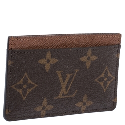 Louis Vuitton Armagnac Monogram Canvas Card Holder