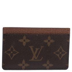 Louis Vuitton Armagnac Monogram Canvas Card Holder