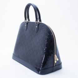 مملوكة مسبقًا Louis Vuitton Bleu Infini Monogram Vernis Alma GM Satchel Handbag