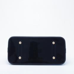 مملوكة مسبقًا Louis Vuitton Bleu Infini Monogram Vernis Alma GM Satchel Handbag