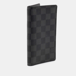 مملوكة مسبقًا Louis Vuitton Damier Graphite Canvas Checkbook Wallet