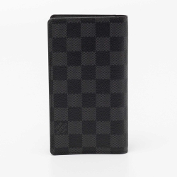 مملوكة مسبقًا Louis Vuitton Damier Graphite Canvas Checkbook Wallet