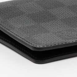 مملوكة مسبقًا Louis Vuitton Damier Graphite Canvas Checkbook Wallet