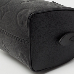 مملوكة مسبقًا  Louis Vuitton Black Monogram Empreinte Leather Speedy Bandouliere 20