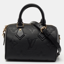 Louis Vuitton Monogram Teddy Speedy 30 Bandouliere Noir 