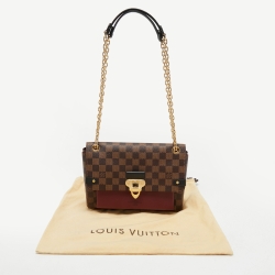 Pre Owned Louis Vuitton Damier Ebene Canvas Vavin PM Bag