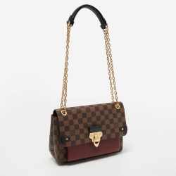 Pre Owned Louis Vuitton Damier Ebene Canvas Vavin PM Bag