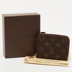Pre Owned Louis Vuitton Monogram Canvas Zippy Coin Purse