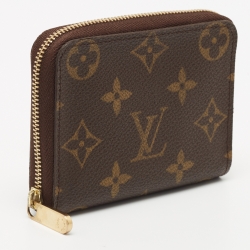 Pre Owned Louis Vuitton Monogram Canvas Zippy Coin Purse