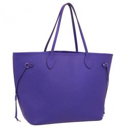 Louis Vuitton Figue Epi Leather Neverfull Tote MM