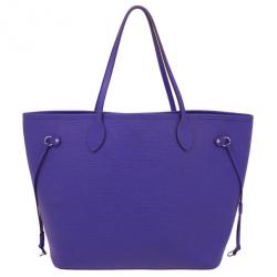 Louis Vuitton Figue Epi Leather Neverfull Tote MM