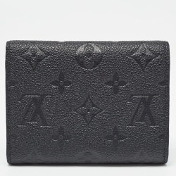Louis Vuitton Black Monogram Empreinte Leather Victorine Wallet