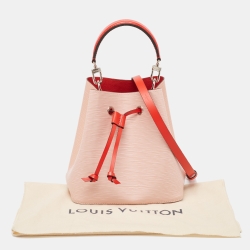 Pre Owned Louis Vuitton Pink/Peach Epi Leather Noe BB Bag