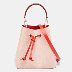 Pre Owned Louis Vuitton Pink/Peach Epi Leather Noe BB Bag