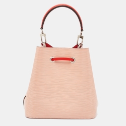 Pre Owned Louis Vuitton Pink/Peach Epi Leather Noe BB Bag