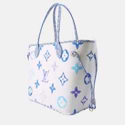 Louis Vuitton Blue Monogram Giant Canvas By The Pool 2.0 Neverfull MM Tote Bag